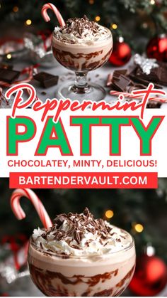 peppermint patty is an easy holiday dessert that's perfect for the holidays