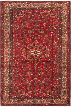 Red 6' 8 x 10' 3 Bakhtiar Persian Rug | Persian Rugs | eSaleRugs Studio Furnishing, Iranian Rugs, Iranian Art, Rug Persian, Grey Carpet, Stair Runner Carpet, Modern Carpet, Persian Rugs, Carpet Runner