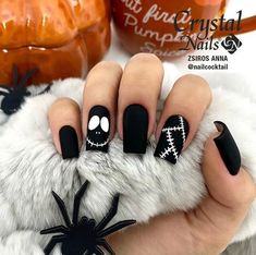 Get inspired with 40 Halloween nail art ideas that are perfect for October, from spooky ghosts to chic black flames. Nails Idea Halloween, Acrylic Nail Designs For Halloween, Hawollen Nails, Halloween Inspired Nails Acrylic, Simple Disney Halloween Nails, Halloween Spooky Nails, Halloween Nails Short Almond, Wednesday Nails Ideas, Halloween Gel Nails Ideas