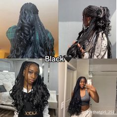 French Curls, French Curl, Butterfly Locs, Hairstyle Names, Cute Curly Hairstyles, Cute Braided Hairstyles, Dyed Hair Inspiration, Braids Hairstyles Pictures, Cute Box Braids Hairstyles