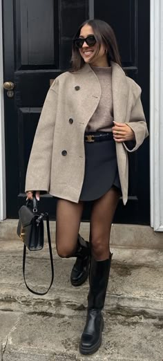 Elegantes Party Outfit, Skirt Outfits Fall, Elegant Jacket, Mode Inspo