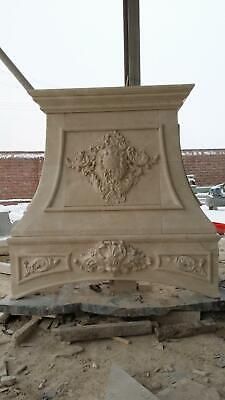 a large white monument sitting on top of a pile of rubble