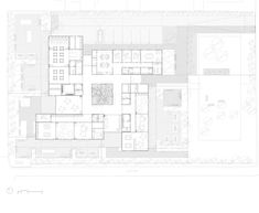 GCA Architects, Salva López · Day care Center for people with Alzheimer’s disease · Divisare Daycare Floor Plans, Elderly Care Center, Daycare Center, Recreation Centers, Keep The Lights On, Ground Floor Plan, Day Care, Elderly Care, Alzheimers