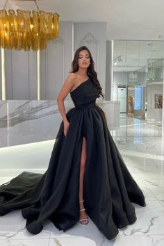 Prom Dress With Train, One Shoulder Prom Dress, Mother Wedding Dress, Lace Party Dresses, Prom Dresses Sleeveless, فستان سهرة, Formal Party Dress, A Line Prom Dresses, Black Evening Dresses