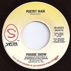 a label for the album phoebe snow by poetry man