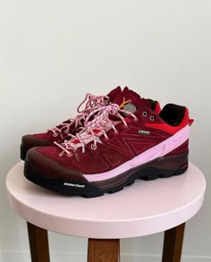 Salomon X-Alpages Gore-Tex | The Broken Arm Salomon Sneakers, Salomon Shoes, Broken Arm, Blue Knit Sweater, Fresh Shoes, Red Sneakers, Aesthetic Shoes, Shoe Inspo, Cool Shoes