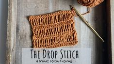 Crochet Drop Stitch, Drop Stitch Crochet, Loose Crochet Stitch, Knit Patterns Free, Different Crochet Stitches, Crochet Headband Pattern Free, Crochet Stitch Tutorial, Drop Stitch, Crochet Headband Pattern