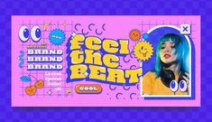 an advertisement for the brand's new music video game, eci one beat