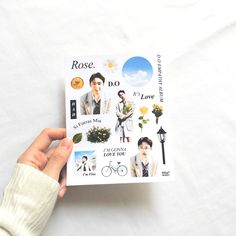 EXO D.O Kpop Package, Kpop Sticker Sheet, Business Merch, Kpop Freebies, Kawaii Stationary, Kpop Ideas, Package Ideas, Kpop Style