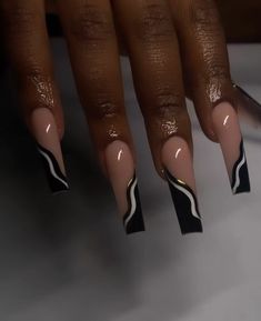 Her Nails, Dope Nail Designs, Classy Acrylic Nails, Exotic Nails