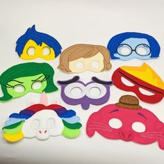 Everyone loves a good dress-up masks! Our quality felt masks encourage imaginative play and help to create hours of joyful dress up time. Have you been looking for something fun and special for a party favor? Search no further! All of our masks are made from two layers of high quality felt and include an adjustable elastic band. Masks are made as shown in photos by me and my commercial embroidery machines. Each mask is made with care and special attention to detail. Most designs are available in Joyful Dress, Band Masks, Felt Masks, Commercial Embroidery Machine, Felt Mask, Embroidery Machines, Embroidery Ideas, Sleep Mask, Kids Activities