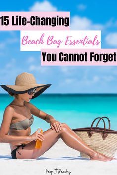 Beach Bag Essentials Packing Lists, Packing For The Beach, Beach Vacation Essentials, Beach Bag Essentials, Best Beach Bag, Beach Necessities, Beach Weekend, Beach Items, Beach Vacation Outfits