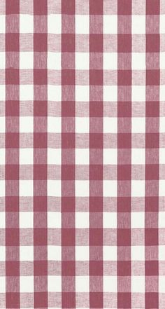 a red and white checkered table cloth