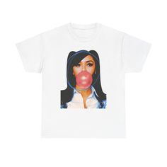 Inject some playful flair into your wardrobe with our "Mariah the Scientist Bubble Gum" Graphic Tee! This shirt features a vibrant and fun design inspired by Mariah the Scientist's innovative style and the sweet essence of bubble gum. Perfect for fans who want to celebrate the artist's unique blend of talent and charisma. Made from high-quality, soft cotton, this tee ensures all-day comfort and durability, whether you're at a concert, hanging out with friends, or simply enjoying your favorite tunes. The eye-catching graphic highlights Mariah the Scientist's distinctive vibe with a fun, bubble gum twist, making it a standout piece in any fashion-forward wardrobe. Available in various sizes, this tee is a must-have for those looking to showcase their love for Mariah the Scientist and add a t Trendy Relaxed Fit Shirt With Character Print, Playful Tops With Funny Print For Streetwear, Playful Relaxed Fit Shirt With Graphic Print, Playful Graphic Tops For Streetwear, Playful Graphic Design Tops For Summer, Chewing Gum, Innovative Fashion, Bubble Gum, Hanging Out