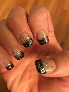 New Years Eve Nail Designs, New Years Eve Nail, Year Nails, New Years Nail Art, Stylish Tips, Meat Lover, Natural Nail Art