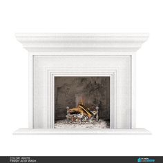 an image of a fireplace with fire in it