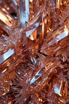 close up view of some very pretty crystal pieces