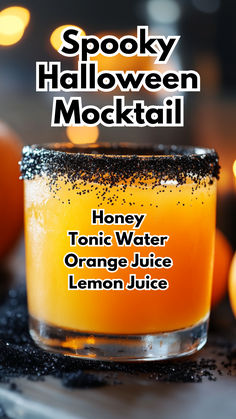 Spooky Halloween Mocktail Halloween Mocktails Non Alcoholic Easy, Halloween Beverages Non Alcoholic, Drinks Mocktail