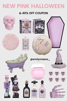 the new pink halloween and 40 % off coupon