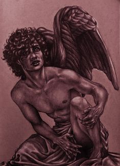 Ballpoint pen art Lucifer Drawing Fallen Angels, Lucifer Offering, Grimoire Illustration, Lucifer Artwork, Lucifer Fallen Angel Art, Lucifer Design, Lucifer God, Lucifer Painting, Shhh Tattoo