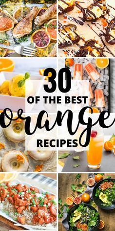 the best orange recipes to make this summer