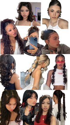 Y2k Hairstyle, Thrifted Clothes, Hairstyle Examples, Easy Hairstyles For Thick Hair, Hair Inspiration Long, Quick Natural Hair Styles, Curly Hair Photos, Cute Simple Hairstyles, Cute Curly Hairstyles