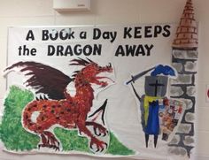 Reading Month Ideas, Summer Reading 2023, 5th Grade Language Arts, Reading Display, Month Ideas, Dragon Book, Reading Month, Author Spotlight, Medieval Books