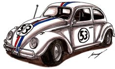 a drawing of a car with numbers painted on it's side and the number 35