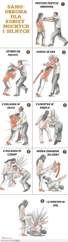 Self Defence Training, Trening Sztuk Walki, Self Defense Moves, Self Defense Tips, Self Defense Women, Self Defense Martial Arts, Self Defense Techniques, Survival Life Hacks