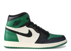 AIR JORDAN 1 RETRO HIGH OG 'PINE GREEN' Jordan 1 Pine Green, Paterson Nj, Green Jordans, Authentic Jordans, Jordan Shoes Girls, Jordan Retro 1, Flight Club, Air Jordan 1 Retro High Og, Air Jordan 1 Retro High