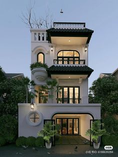 Cute dream house Home Front Design, 3 Storey House Design, Narrow Lot House, House Outer Design, Modern Small House Design, Small House Design Exterior, House Design Exterior, New Architecture