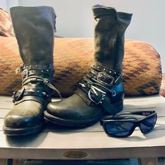 Reposhing This Item I Purchased From @Richley138. Loved It, But Ready To Rotate For Something New. Eur Size 37 Best For A Us Size 6.5/7 Questions? Leave A Comment Below! Mid Boots, Something New, Free People, Size 6, Women Shoes, Boots, Green, Women Shopping