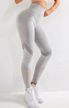 Introducing our Grey Mesh Panel Leggings – the perfect blend of fashion-forward design and exceptional functionality. Elevate your activewear wardrobe with these versatile and stylish leggings that offer both comfort and a touch of edge. #grey #leggings #outfitidea Running Tights Women, Winter Leggings, Compression Pants, Running Leggings