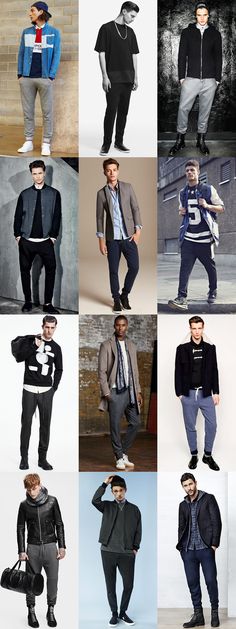 Men's 2014 Autumn/Winter Sporty Street Style : The Track Pant Lookbook Inspiration Styling Joggers, Outfits Street Styles, Sporty Street Style, Lookbook Inspiration, Casual Fashion Trends, Street Wear Outfits, Luxe Style, Track Pant