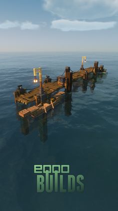 Minecraft fishing dock Minecraft Fishing Dock, Minecraft Wooden House, Minecraft Bridge, Bridge Ideas, Minecraft Blocks, Fishing Dock