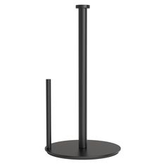 a black metal stand with two poles on it's sides and one pole in the middle