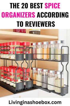 the 20 best spice organizers according to reviewing