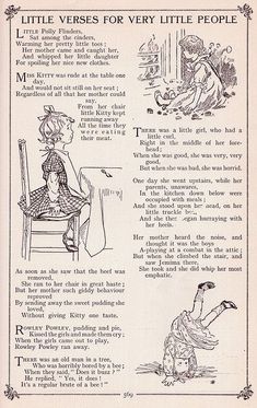 an old book page with some illustrations on it's front and back pages, including the title