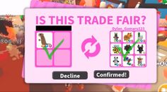 a screen shot of the game is this trade fair?