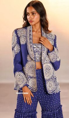 Monisha Jaising - India 🇮🇳 Churidar Dress, Indian Designers, Wedding Vision, Sharara Set, Indian Clothes, Indian Clothing, Elegant Dresses For Women, Indo Western, Women's Wear