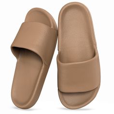 PRICES MAY VARY. Wide and Comfortable Fit: Enjoy extra space and comfort with a wider fit, perfect for those who prefer a looser fit. The sole is about 1 inch thick, providing a cozy and cushioned experience. Ergonomic Design: Experience effortless walking with a forward tilt that mimics natural steps. The sunken footbed fits the foot curve, keeping toes secure and reducing injury risk. Quick Dry & Lightweight: Stay fresh and dry with quick-drying, odor-resistant slippers that weigh only 200g, o Natural Steps, Pillow Slippers, Cloud Slippers, Slippers With Arch Support, Pool Sandals, Men Shower, Cloud Slides, Beach Gym, Shower Shoes