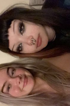 #bff #firends #emo #emogirl #alt #alternative #eyebrowpiercing #septumpiercing #nosepiercing #middleeyebrewpiercing  #alternativefashion #goth #gothic #mallgoth #gothgirl #grunge #y2k #2000s #metal #metalhead #makeup #digitalcamera #outfit #outfitinspo #lookinspo #clothes #cheetahprint #piercings #hair #stretchedseptum Metalhead Makeup, Emo Piercings, 2000s Mall Goth, Alternative Y2k, Eyebrow Piercing, Y2k Goth, Edgy Makeup, Makeup Obsession