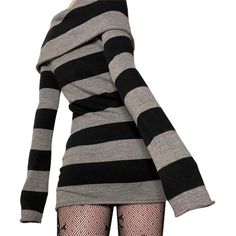 Y2K Striped Sweater Mini Dress Mall Goth Grunge Emo Bodycon Chic Women Off Shoulder Full Sleeve Slim Fit Dresses 00s Vintage [20231219] window.adminAccountId=237583079; Y2k Long Sleeve Winter Dresses, Y2k Long Sleeve Dresses For Winter, Y2k Style Fitted Long Sleeve Mini Dress, Y2k Long Sleeve Fitted Mini Dress, Y2k Fitted Long Sleeve Mini Dress, Y2k Mini Dress For Fall, Fitted Long Sleeve Y2k Mini Dress, Fitted Striped Mini Dress For Fall, Gothic Long Sleeve Mini Dress For Winter