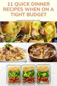 Budget Dinner, Budget Dinner Recipes, Dinner Planning, Classic Pasta Salad, Eat On A Budget, Slow Cooker Beef Stroganoff, Budget Bytes, Cheap Healthy Meals