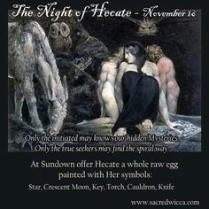 the night of hecates - november 1, 2012 poster by kresen m key