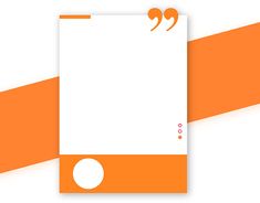 an orange and white notepad with two circles on the front, one in the middle