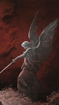 Hyper Realistic Tattoo, Angel Wallpaper, Getting A Tattoo, Gustave Dore, Biblical Art, Dark Art Illustrations, Red Aesthetic, The Skin, Tattoo Artist