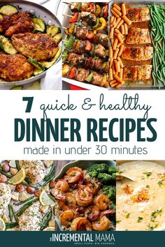 7 quick and healthy dinner recipes made in under 30 minutes