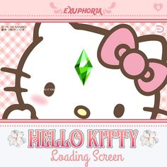 the hello kitty loading screen is here