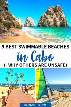 9 Best Swimmable Beaches in Cabo (+Why Others Are Unsafe) Cabo Restaurants, Cabo Surf Hotel, Cabo Resorts, Cabo Vacation, Cabo Mexico, San Lucas Mexico, Beach Santa, San Jose Del Cabo, Best Resorts